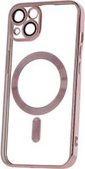 COLOR CHROME MAG CASE FOR IPHONE 15 PRO MAX 6.7 ROSE GOLD OEM