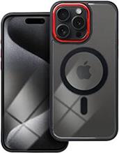 COLOR EDGE MAG COVER CASE WITH MAGSAFE FOR IPHONE 15 PRO MAX BLACK RED OEM από το e-SHOP