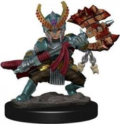 D AND D ICONS OF THE REALMS PREMIUM MINIATURE - HALFLING FEMALE FIGHTER OEM