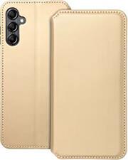 DUAL POCKET BOOK FOR SAMSUNG A14 5G GOLD OEM από το e-SHOP