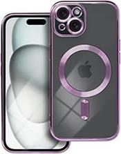 ELECTRO MAG COVER CASE WITH MAGSAFE FOR IPHONE 15 DEEP PURPLE OEM