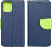 FANCY BOOK CASE FOR NOKIA 230 NAVY/LIME OEM