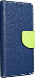 FANCY BOOK CASE FOR XIAOMI REDMI NOTE 12 5G NAVY / LIME OEM