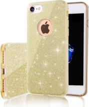 GLITTER 3IN1 BACK COVER CASE FOR SAMSUNG A21S GOLD OEM από το e-SHOP