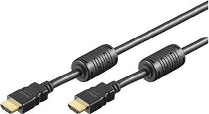 HDMI CABLE 19 PIN 5.0M (HDMI 1.3) BLACK GOLD PLATED CONTACTS OEM από το PUBLIC
