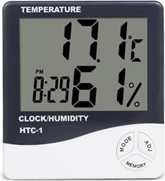 HTC-1 LCD DIGITAL THERMOMETER HYGROMETER INDOOR ELECTRONIC HUMIDITY MONITOR OEM από το PUBLIC