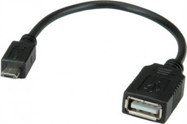 ΚΑΛΩΔΙΟ UNIVERSAL HOST OTG MICRO USB 10CM KGMAUNI0165 OEM από το ELECTRONICPLUS