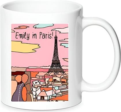 ΚΟΥΠΑ EMILY IN PARIS NO4 ΚΕΡΑΜΙΚΗ 330 ML - ΛΕΥΚΟ OEM από το PUBLIC