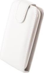 LEATHER CASE FOR SAMSUNG I9500 GALAXY S4 WHITE OEM από το e-SHOP