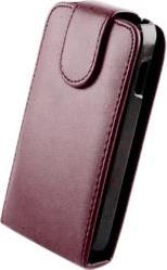 LEATHER CASE FOR SONY XPERIA V PURPLE OEM