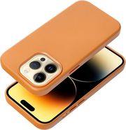 LEATHER MAG COVER CASE FOR IPHONE 16 ORANGE OEM