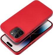 LEATHER MAG COVER CASE FOR IPHONE 16 PLUS RED OEM