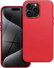 LEATHER MAG COVER FOR IPHONE 15 PRO MAX RED OEM