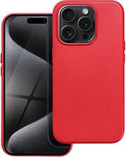 LEATHER MAG COVER FOR IPHONE 15 PRO RED OEM από το e-SHOP