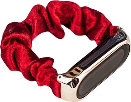 ΛΟΥΡΑΚΙ ΓΙΑ XIAOMI MI BAND 3/MI SMART BAND 4/5/6 - SCRUNCHIES RED OEM