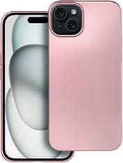 METALLIC CASE FOR IPHONE 15 PLUS PINK OEM