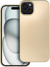 METALLIC CASE FOR IPHONE 15 PLUS PLUS GOLD OEM