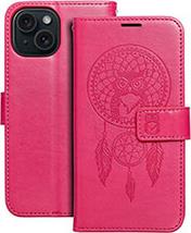 MEZZO BOOK CASE FOR IPHONE 15 DREAMCATCHER MAGENTA OEM από το e-SHOP