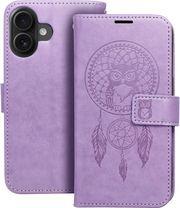 MEZZO BOOK CASE FOR IPHONE 16 DREAMCATCHER PURPLE OEM