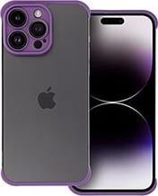 MINI BUMPERS WITH CAMERA ISLAND PROTECTION CASE FOR IPHONE 15 PRO MAX DARK PURPLE OEM