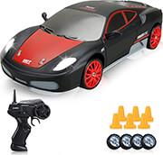 REMOTE CONTROL DRIFT CAR 2.4GHZ 1:24 SCALE 4WD 15KM/H - ΜΑΥΡΟ OEM από το e-SHOP