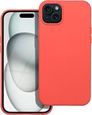 SILICONE CASE FOR IPHONE 15 PLUS PEACH OEM