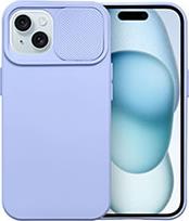 SLIDE CASE FOR IPHONE 15 LAVENDER OEM