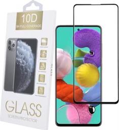 TEMPERED GLASS 10D FOR SAMSUNG GALAXY A51 BLACK FRAME OEM