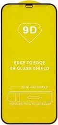 TEMPERED GLASS 9D IPHONE X / XS / 11 PRO BLACK FRAME OEM