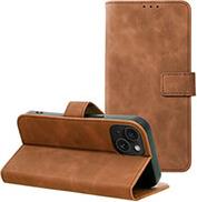 TENDER BOOK CASE FOR IPHONE 15 BROWN OEM