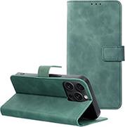 TENDER BOOK CASE FOR IPHONE 15 PRO MAX GREEN OEM