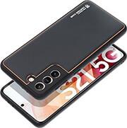 ΘΗΚΗ LEATHER CASE FOR SAMSUNG GALAXY S24 PLUS BLACK OEM