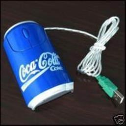 USB OPTICAL MOUSE COCA-COLA (BLUE) OEM από το PUBLIC
