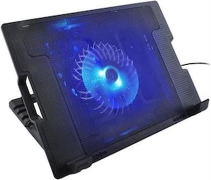 ΒΑΣΗ ΨΥΞΗΣ ΓΙΑ LAPTOP ΑΠΟ 10 ΕΩΣ 17 ΜΕ ΘΥΡΑ USB ΚΑΙ LED ΦΩΤΙΣΜΟ ΣΕ ΜΑΥΡΟ ΧΡΩΜΑ OEM