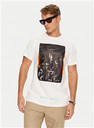 T-SHIRT OMAA002G190010160188 ΛΕΥΚΟ REGULAR FIT OFF WHITE