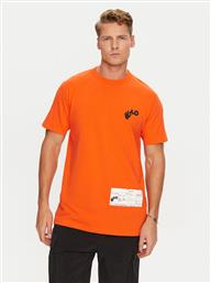 T-SHIRT OMAA027T22JER0012001 ΠΟΡΤΟΚΑΛΙ REGULAR FIT OFF WHITE από το MODIVO