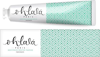 FRESH MINT TOOTHPASTE ΟΔΟΝΤΟΚΡΕΜΑ ΜΕ ΥΠΕΡΟΧΗ ΓΕΥΣΗ ΓΛΥΚΙΑ ΜΕΝΤΑ 75ML OHLALA