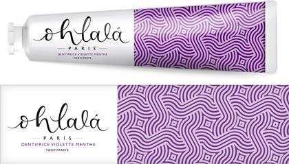 VIOLET MINT TOOTHPASTE ΟΔΟΝΤΟΚΡΕΜΑ ΜΕ ΥΠΕΡΟΧΗ ΓΕΥΣΗ ΜΕΝΤΑ & ΒΙΟΛΕΤΑ 75ML OHLALA
