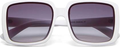 ΓΥΝΑΙΚΕΙΑ ΓΥΑΛΙΑ ΗΛΙΟΥ BUTTERFLY ''ALESSIA'' - OK027-OW ΛΕΥΚΟ OKKIA