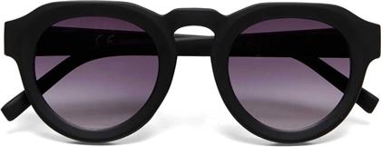UNISEX ΓΥΑΛΙΑ ΗΛΙΟΥ ΣΤΡΟΓΓΥΛΑ ''ZENO'' - OK032-BK ΜΑΥΡΟ OKKIA