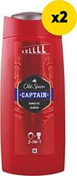 ΑΦΡΟΛΟΥΤΡΟ SH GEL CAPTAIN 1350ML (2X675ML) OLD SPICE