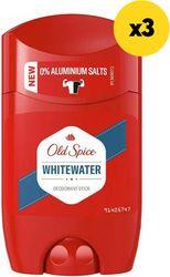 ΑΠΟΣΜΗΤΙΚΟ DEO STICK WHITEWATER 3X50ML OLD SPICE