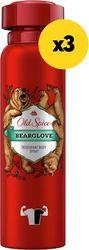 ΑΠΟΣΜΗΤΙΚΟ ΣΠΡΕΙ BEARGLOVE 450ML(3X150ML) OLD SPICE