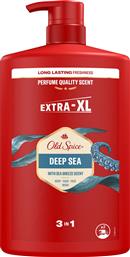 DEEP SEA 3 IN 1 SHOWER GEL & SHAMPOO ΑΝΔΡΙΚΟ ΑΦΡΟΛΟΥΤΡΟ - ΣΑΜΠΟΥΑΝ ΜΕ ΑΡΩΜΑ ΜΕΓΑΛΗΣ ΔΙΑΡΚΕΙΑΣ ΑΠΟ ΘΑΛΑΣΣΙΑΣ ΑΥΡΑ, ΑΝΘΙΣΜΕΝΑ ΛΟΥΛΟΥΔΙΑ & ΚΙΤΡΟ, ΜΕ ΑΝΤΛΙΑ 1L OLD SPICE από το PHARM24