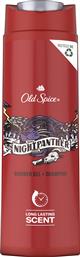 NIGHTPANTHER SHOWER GEL & SHAMPOO ΑΦΡΟΛΟΥΤΡΟ GEL & ΣΑΜΠΟΥΑΝ ΓΙΑ ΑΝΔΡΕΣ 400ML OLD SPICE