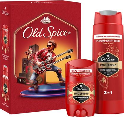 PROMO EPIC LEGEND FOR MEN DEODORANT STICK 50ML & SHOWER - SHAMPOO GEL 250ML OLD SPICE