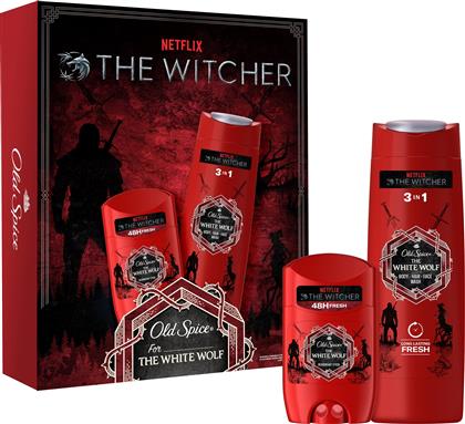 PROMO THE WHITE WOLF, THE WITCHER DEODORANT STICK 50ML & SHOWER GEL 250ML OLD SPICE