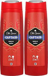 SHOWER GEL CAPTAIN 800ML (400ML X2) OLD SPICE