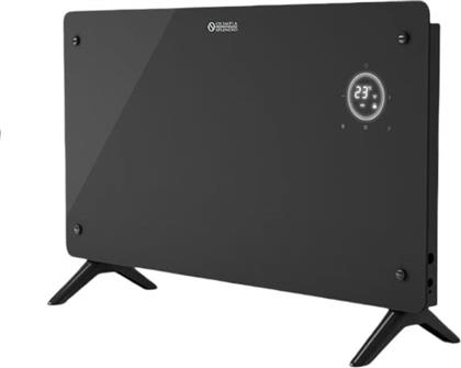 CALEO GLASS ΘΕΡΜΟΠΟΜΠΟΣ ΔΑΠΕΔΟΥ ΜΕ WI-FI 2000W ΜΑΥΡΟ OLIMPIA SPLENDID