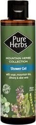 SHOWER GEL 200ML PURE HERBS OLIVE FRUITS